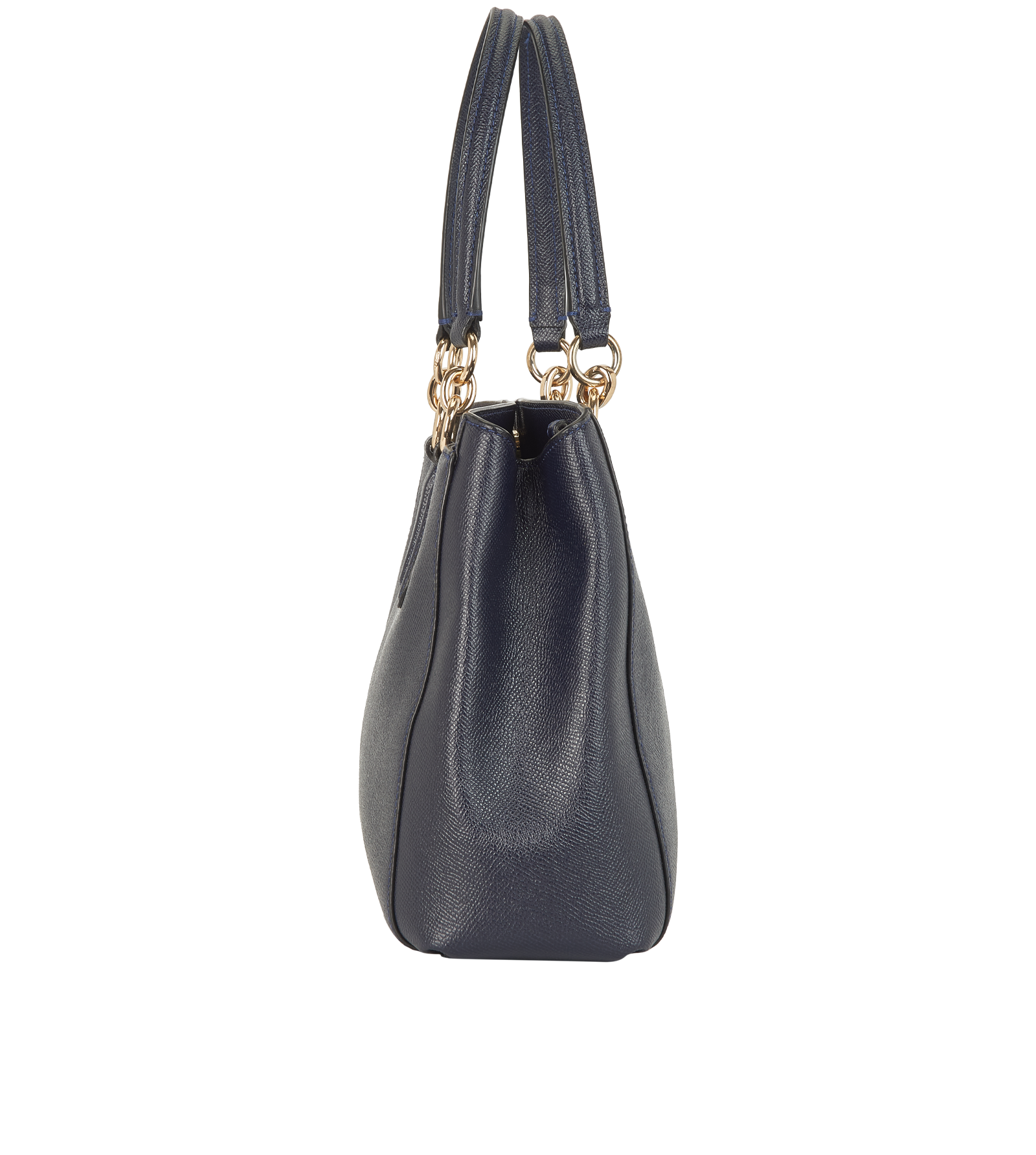Minetta 2-Way, &pound;210, Handbags, Navy, Leather, Bottom view